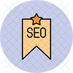 Marcador de SEO  Icono