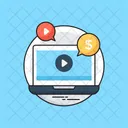 마케팅 SEO 비디오 아이콘