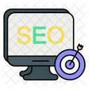 Objetivo De SEO Alvo De SEO Alvo Ícone