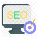 Objetivo De SEO Alvo De SEO Alvo Icon