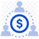 Seo Money Connect Teamwork Business Icon