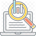 Monitoreo Seo Grafico Diagrama Icono