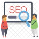 Busqueda Seo Optimizacion De Busqueda Monitoreo Seo Icono