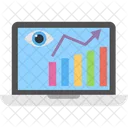 Seo Monitoring Seo Progress Evaluation Seo Report Monitoring Icon