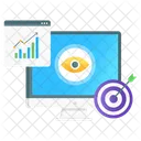 Target Market Seo Monitoring Seo Goal Icon