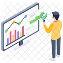Seo Analysis Seo Monitoring Website Monitoring Icon