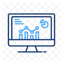 Seo Monitoring Data Analysis Decision Making Icon