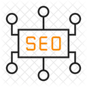 Verbindung SEO Netzwerk Marketing Symbol