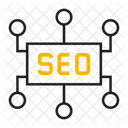 Verbindung SEO Netzwerk Marketing Symbol