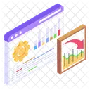 SEO Optimierung Datenanalyse Analytisches Management Symbol