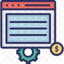 Seo Optimization Web Configuration Web Development Icon