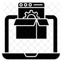 Impostazione Del Pacchetto Configurazione Del Pacco Manutenzione Della Scatola Icon