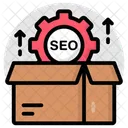 Seo Package Seo Parcel Seo Carton Icon