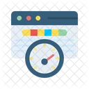 Seo Performance Web Analytics Data Analysis Icon