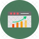 Seo Performance Graph Optimization Icon