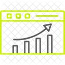 Seo Performance Graph Optimization Icon