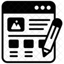 Contenido Web Redaccion De Articulos Redaccion De Contenidos Icono