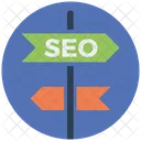 Seo Richtung Marketing Symbol