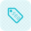 Rotulo De SEO Etiqueta De SEO Etiqueta Icon