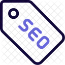 Rotulo De SEO Etiqueta De SEO Etiqueta Icon