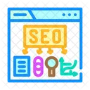 Seo Search Engine Icon