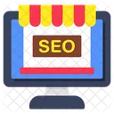 Seo Shop Seo Store Eshop Icon