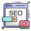 Sitio web de SEO  Icono