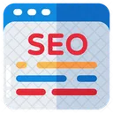 Sitio web de SEO  Icono