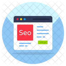 Sitio web de SEO  Icono