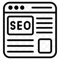Sitio web de SEO  Icono