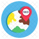 SEO Standort SEO Richtung GPS Symbol