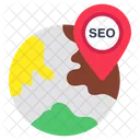 SEO Standort SEO Richtung GPS Symbol