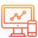 Statistique De Referencement Analyse De Referencement Graphique De Croissance Icon