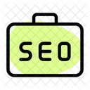 Seo Suitcase Seo Bag Seo Briefcase Icon