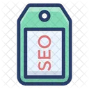 Seo Tag Seo Label Search Optimization Tag Icon