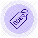 Seotag Line Icon Icon
