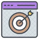 Seo Targeting Goal Seo Icon