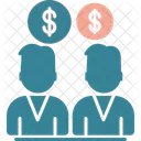 Seo Team Money Business Collaboration Icon