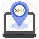 Ubicacion SEO Direccion SEO GPS Icono