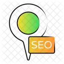 Ubicacion SEO Mapa Puntero Icono