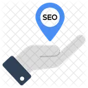 Ubicacion SEO Direccion SEO GPS Icono