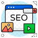 SEO ウェブサイト  アイコン