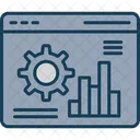 Seo Work Analysis Analytics Icon