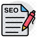 Seo Writing Article Writing Writing Icon