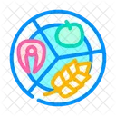 Separate Food Food Fruit Icon