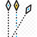 Separate Wander Deviate Icon