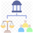 Separation Authority Judicial Icon