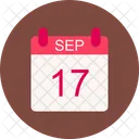 September Calendar Date Icon