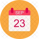 September Calendar Date Icon