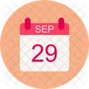 September Calendar Date Icon